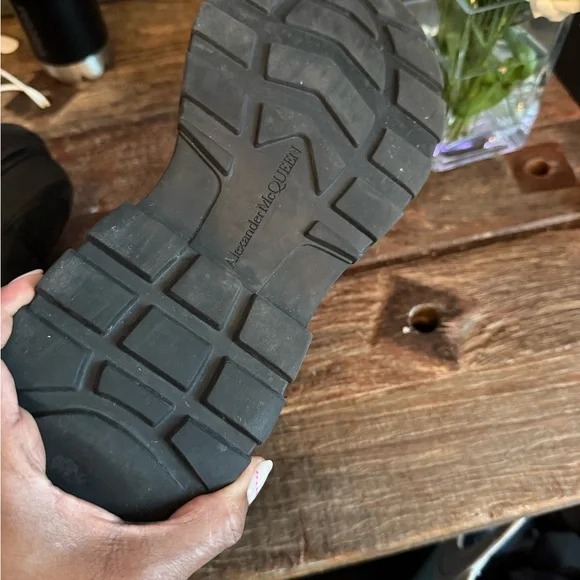 Alexander McQueen Black Ankle Boots - Picture 7 of 7